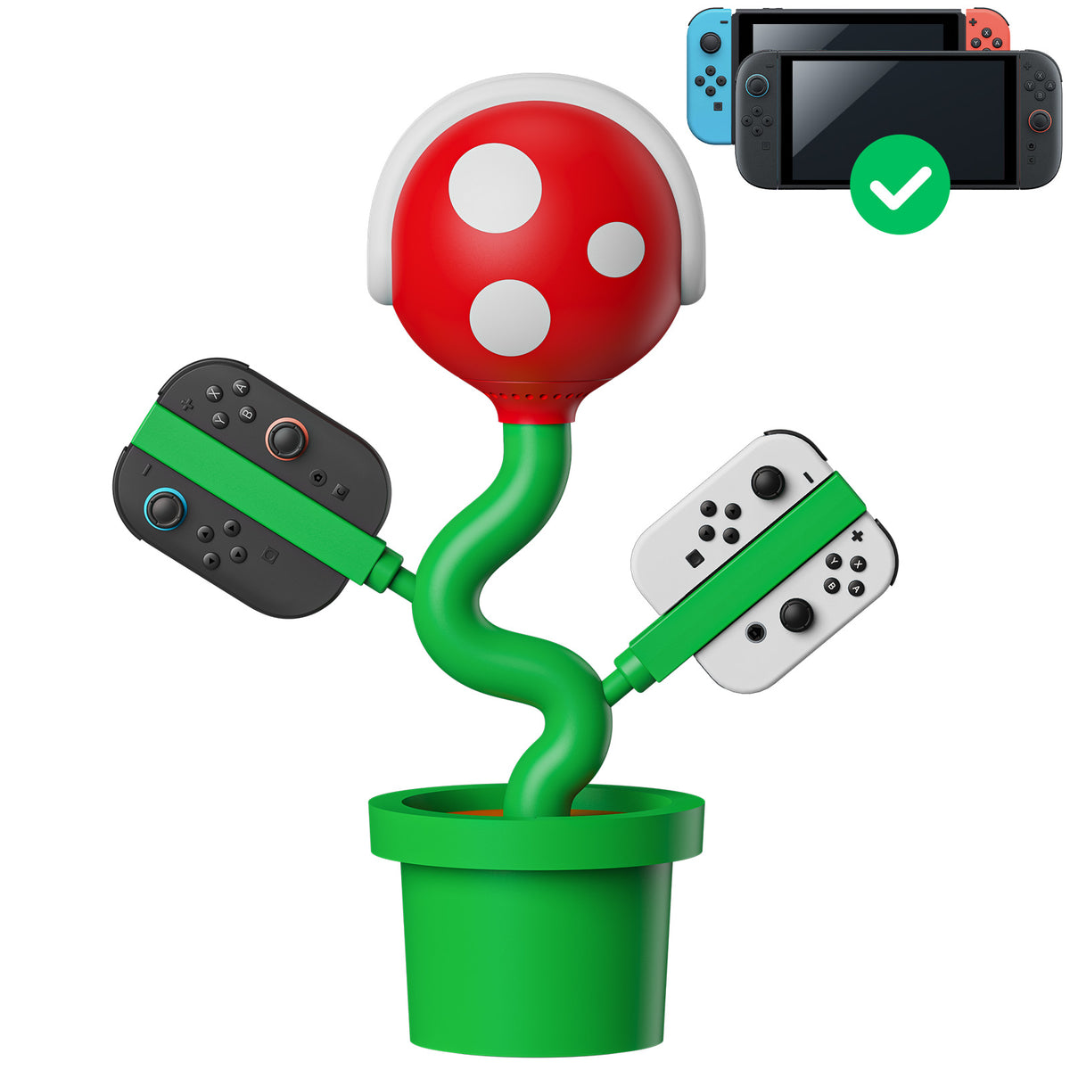 Plante Piranha pour Switch 2 - All-in-One Screen Casting & Station de Charge (Hybrid Charging Edition)