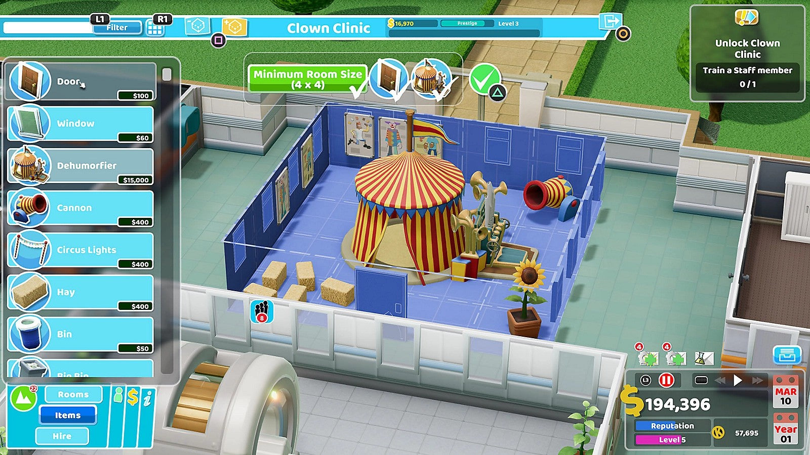 Two Point Hospital Full Health Collection Switch 2