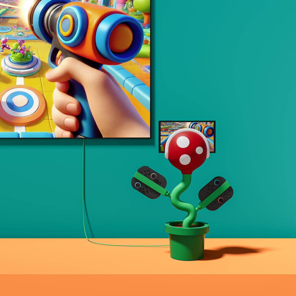 Plante Piranha pour Switch 2 - All-in-One Screen Casting & Station de Charge