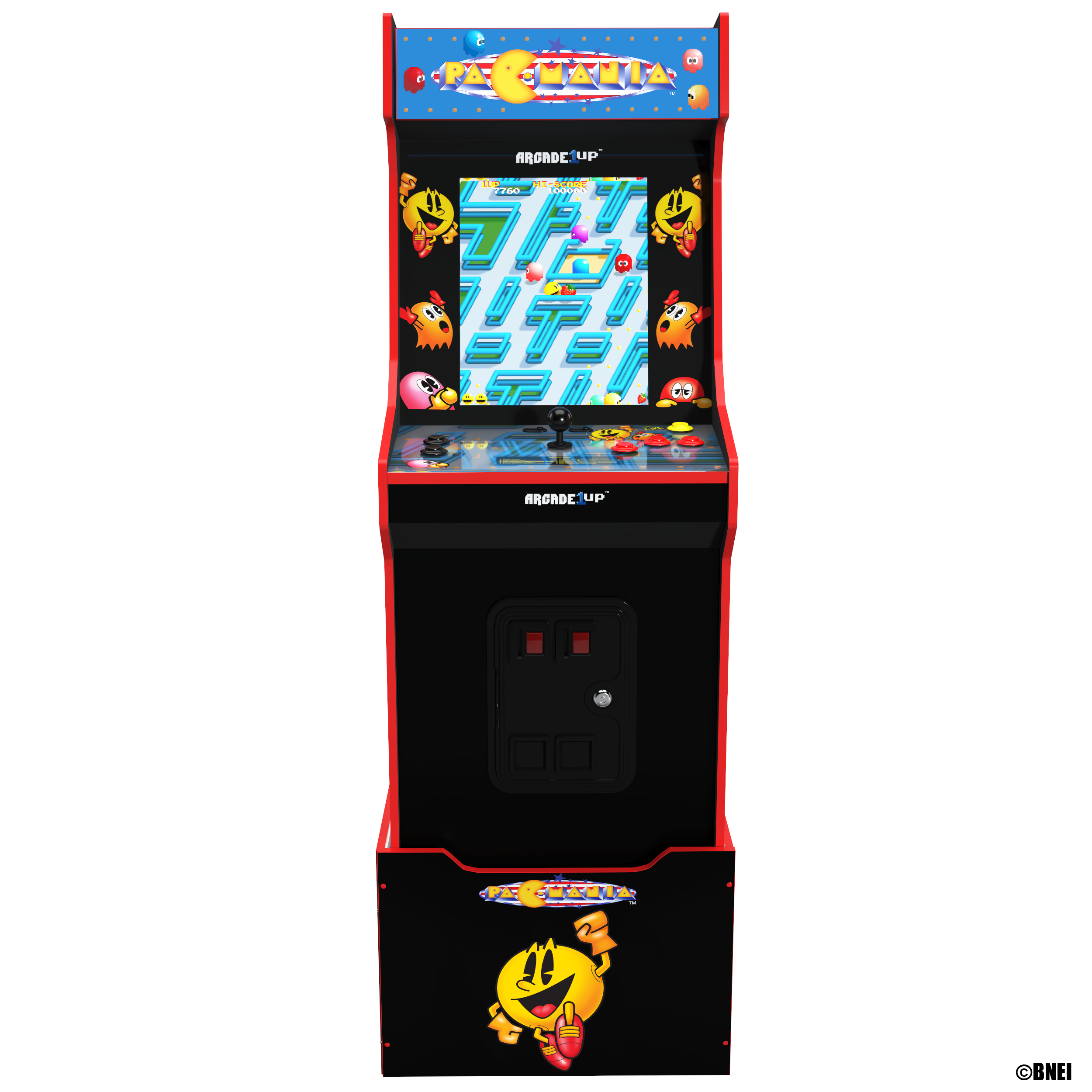 Borne Arcade1Up Bandai Namco Legacy Entertainment Pac-Mania Edition Arcade Machine