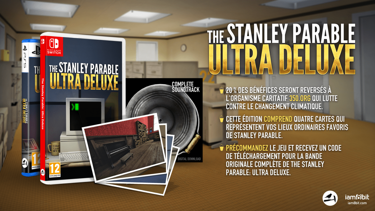 The Stanley Parable Ultra Deluxe Nintendo SWITCH - Jeux Vidéo Physique - iam8bit - Shop Just for Games