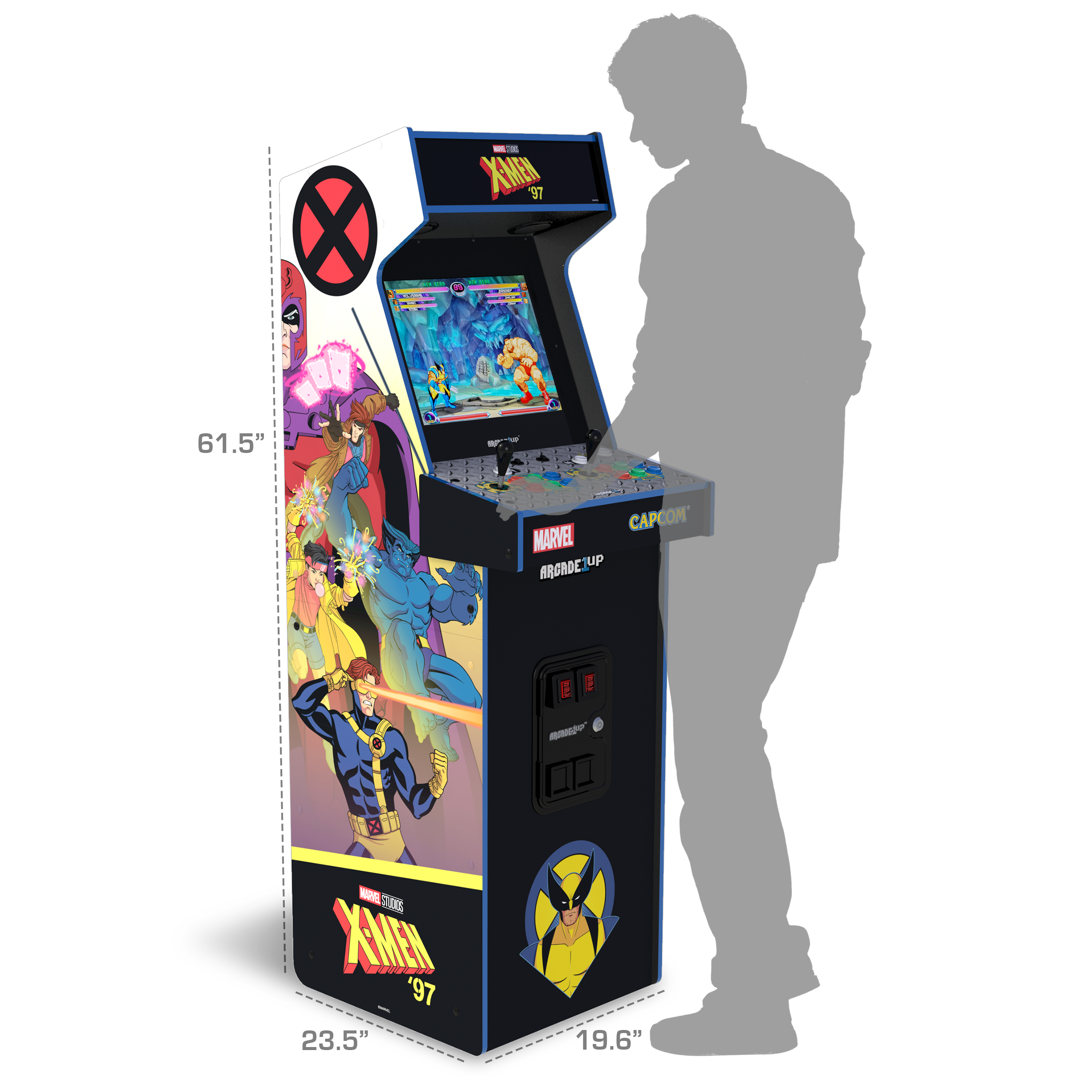 Borne Arcade1Up X-Men 97 Deluxe Arcade Machine