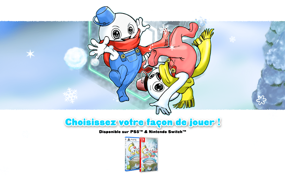 Snow Bros Wonderland Nintendo SWITCH - Jeux Vidéo Physique - Clear River Games - Shop Just for Games