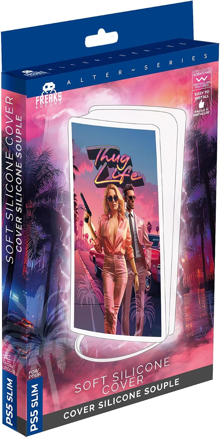 Cover Silicone Souple PS5 Slim - Alter Series Thug Life