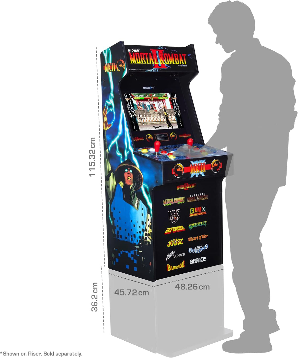 Borne Arcade1Up Mortal Kombat II Classic SE (Slim Edition)