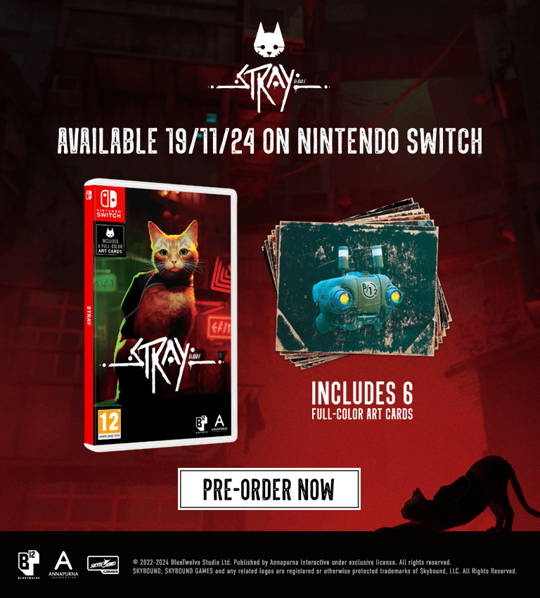 Stray Nintendo Switch - Jeux Vidéo Physique - SKYBOUND - Shop Just for Games