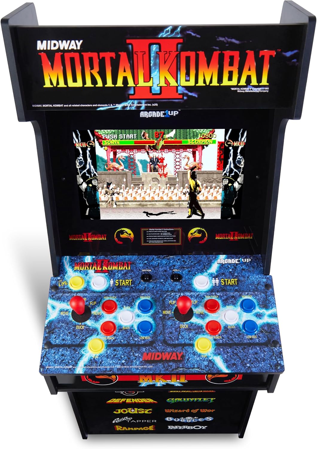 Borne Arcade1Up Mortal Kombat II Classic SE (Slim Edition)