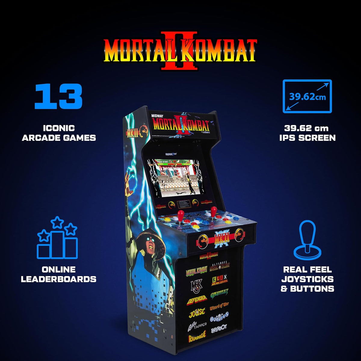 Borne Arcade1Up Mortal Kombat II Classic SE (Slim Edition)