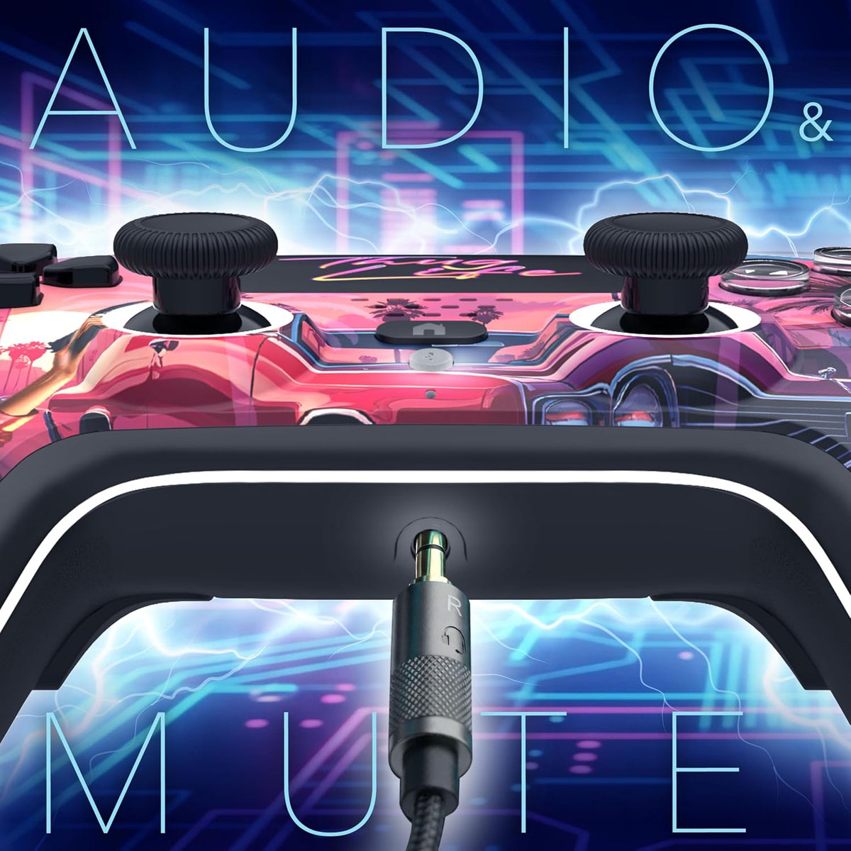 Manette Bluetooth pour PS5 LED - Thug Life