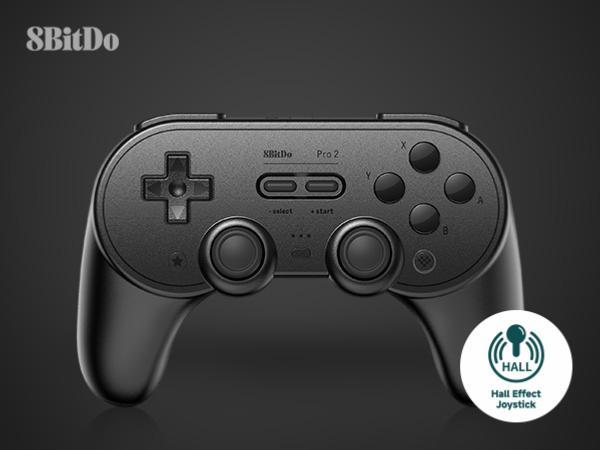 8BitDo PRO 2 Gamepad Hall Effect - Black New Edition - Manettes - 8Bitdo - Shop Just for Games