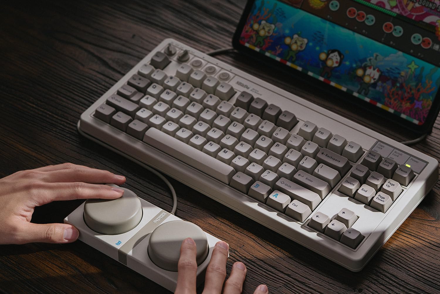8BitDo Retro Mechanical Keyboard M Edition (Clavier Qwerty 87 touches - DISPOSITION ANSI / ANSI LAYOUT) - Claviers - 8Bitdo - Shop Just for Games