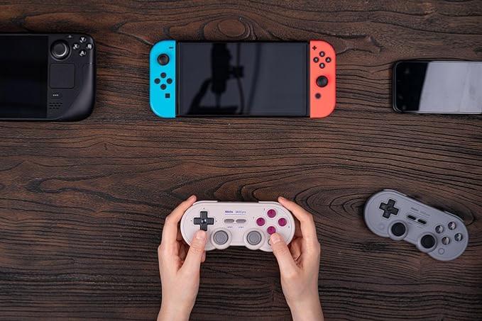8BitDo SN30 Pro Gamepad Hall Effect Gray - Manettes - 8Bitdo - Shop Just for Games