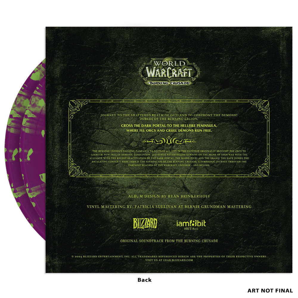 World Of Warcraft: The Burning Crusade Vinyle 2LP - Vinyles - iam8bit - Shop Just for Games