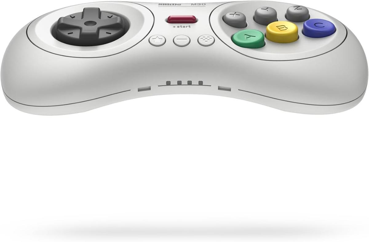 8bitdo Manette Bluetooth 8 boutons M30, couleur Blanche/White compatible sur Switch, Android & PC - Manettes - 8Bitdo - Shop Just for Games