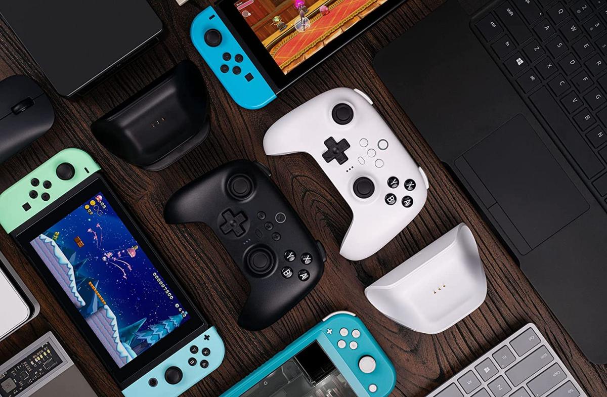 8Bitdo Manette Bluetooth Ultimate pour Nintendo Switch & PC Windows - Noire - Manettes - 8Bitdo - Shop Just for Games