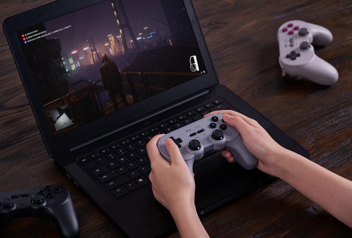 8bitdo Pro 2 Manette sans Fil Bluetooth - Black Edition - Manettes - 8Bitdo - Shop Just for Games