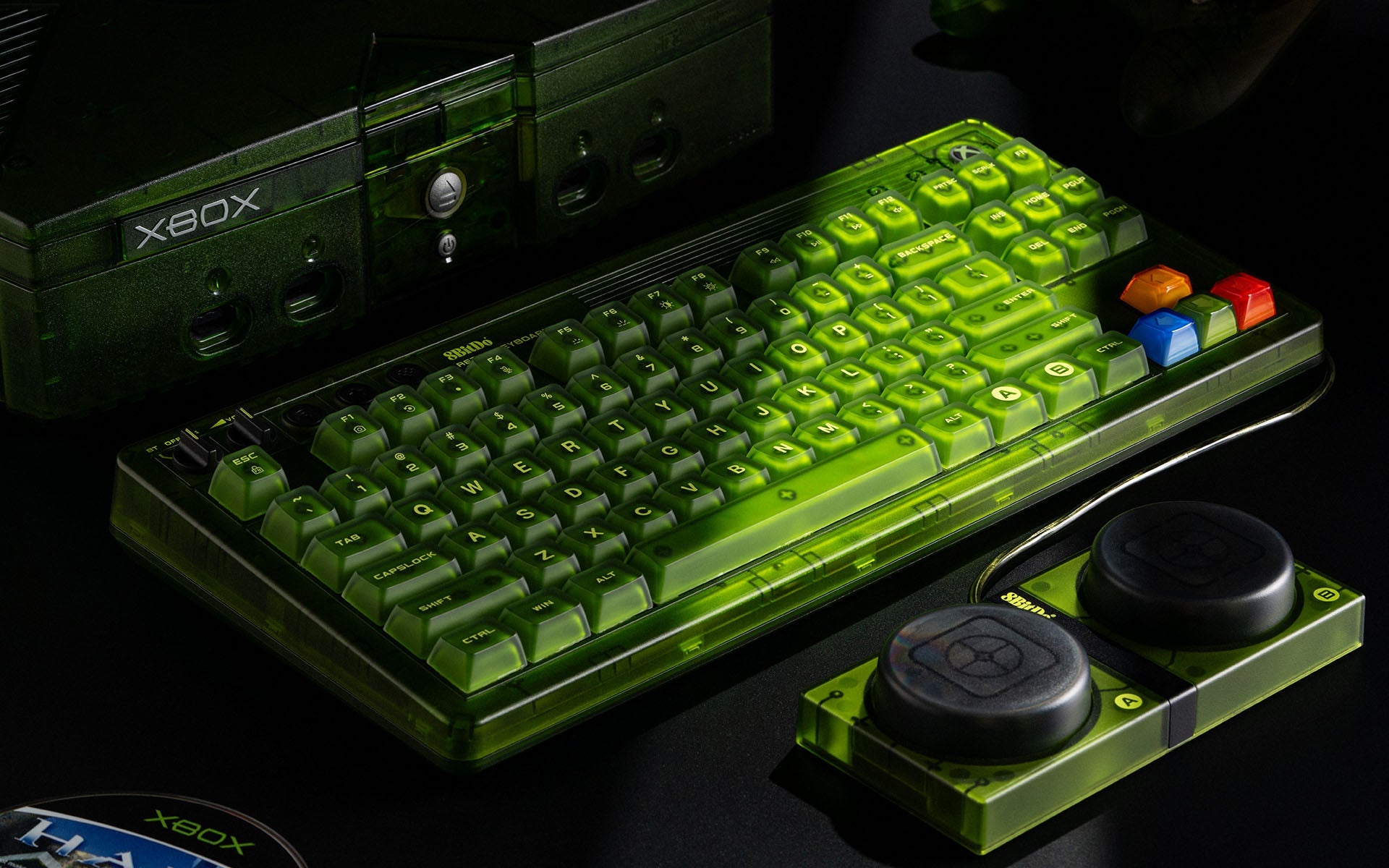 8BitDo Retro Mechanical Keyboard Xbox Edition (Clavier Qwerty 87 touches - DISPOSITION ANSI / ANSI LAYOUT) - Claviers - 8Bitdo - Shop Just for Games
