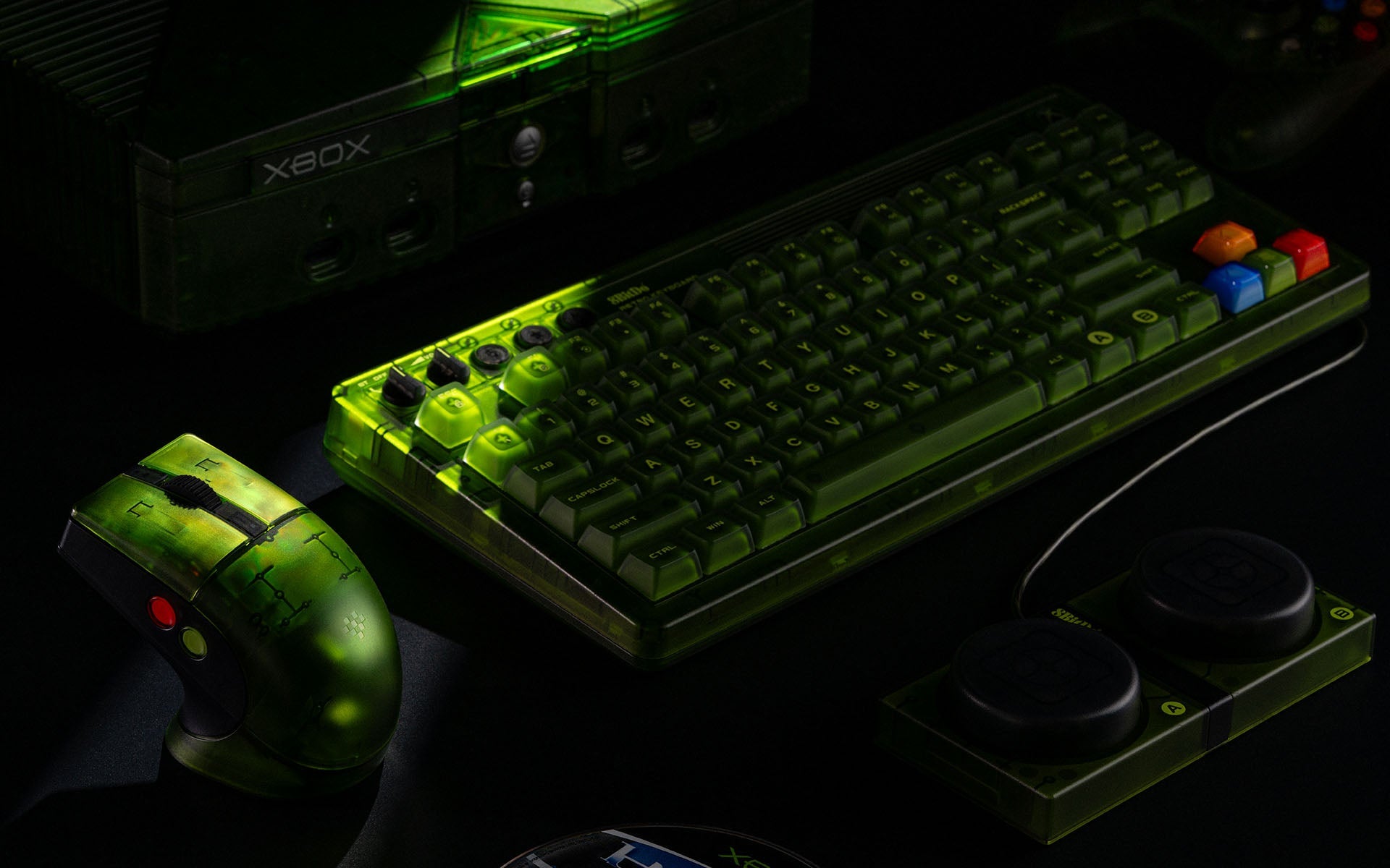8BitDo Retro Mechanical Keyboard Xbox Edition (Clavier Qwerty 87 touches - DISPOSITION ANSI / ANSI LAYOUT) - Claviers - 8Bitdo - Shop Just for Games