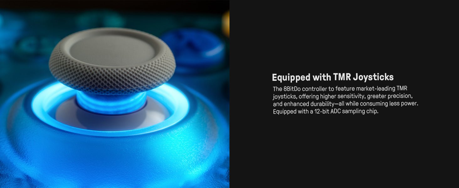 8BitDo Ultimate 2 manette sans fil Clear Blue Edition - PC Windows, Apple, Steam et Android - Manettes - 8Bitdo - Shop Just for Games