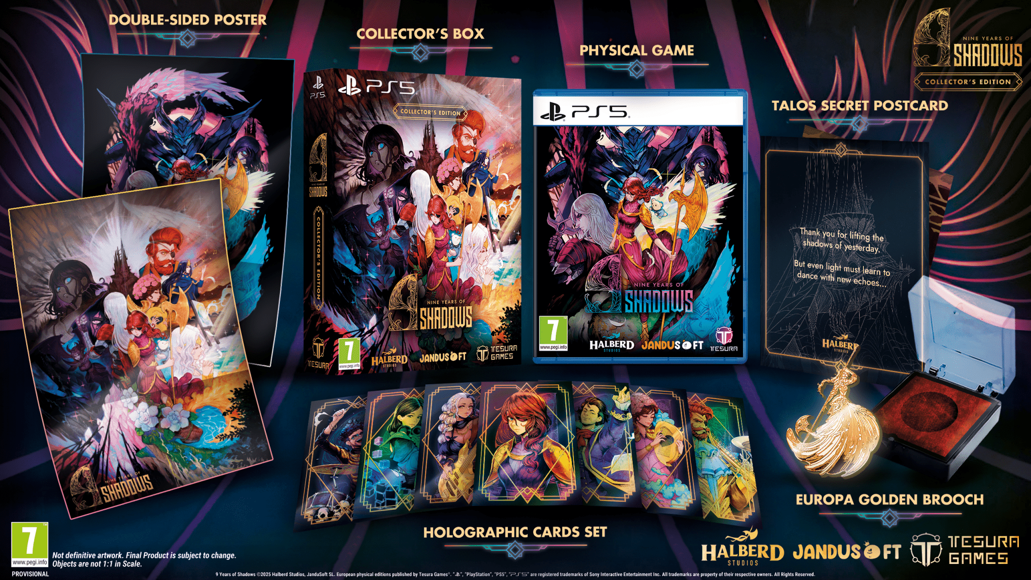 9 Years of Shadows Collector's Edition PS5 - Jeux Vidéo Physique - TESURA - Shop Just for Games