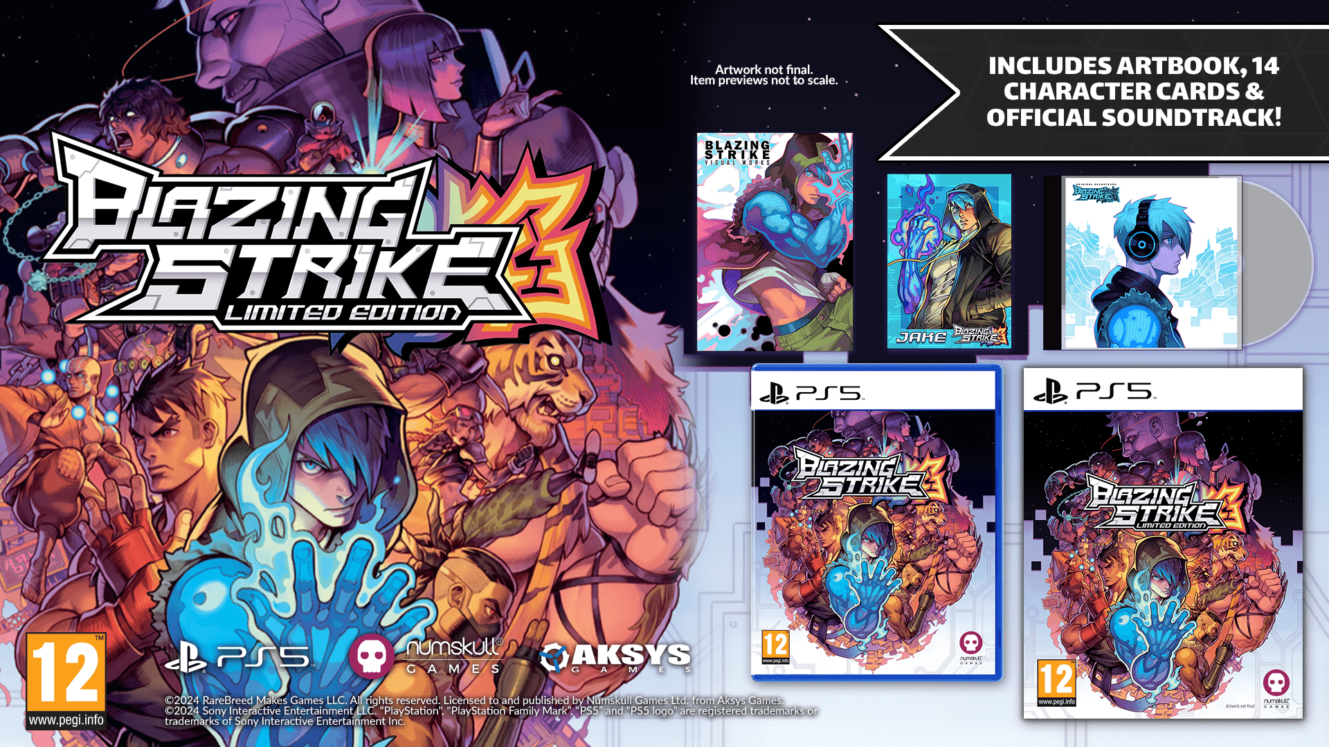 Blazing Strike Collector Edition PS5 - Jeux Vidéo Physique - NUMSKULL - Shop Just for Games