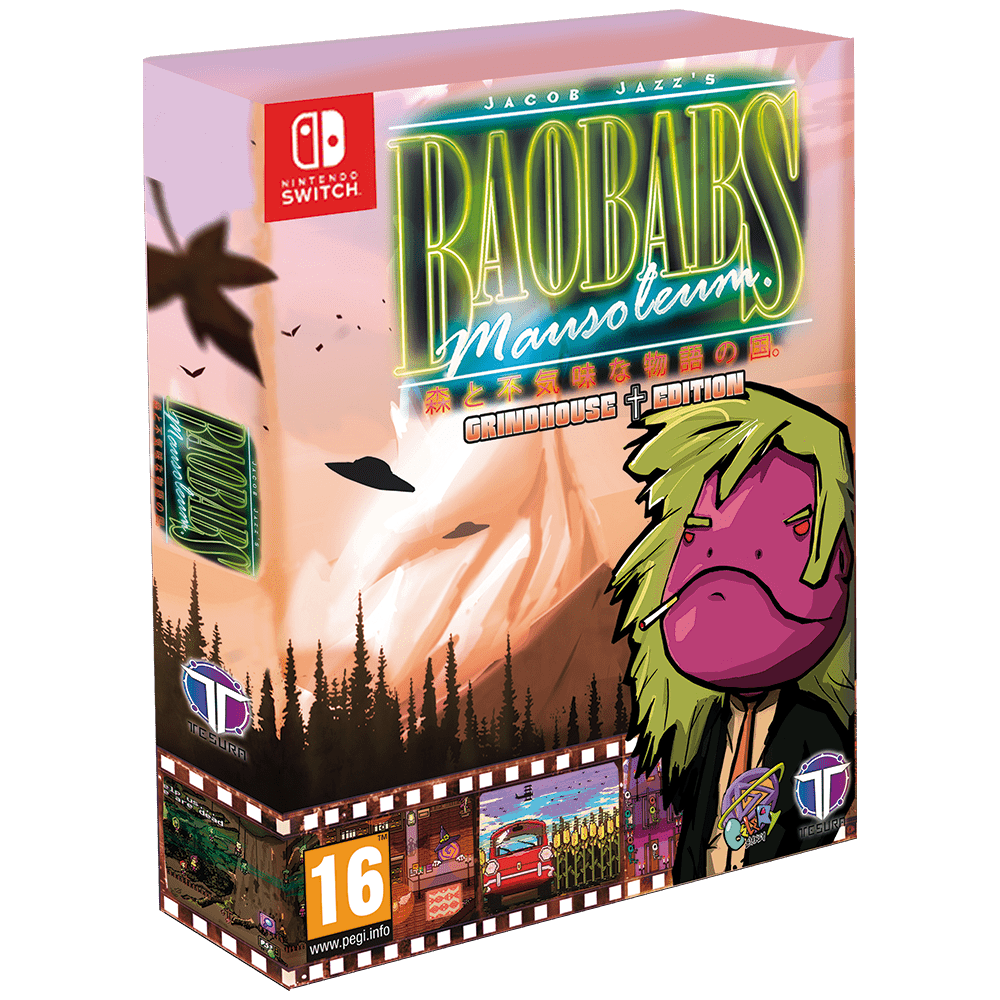 Baobabs Mausoleum Grindhouse Edition Nintendo SWITCH - Jeux Vidéo Physique - TESURA - Shop Just for Games