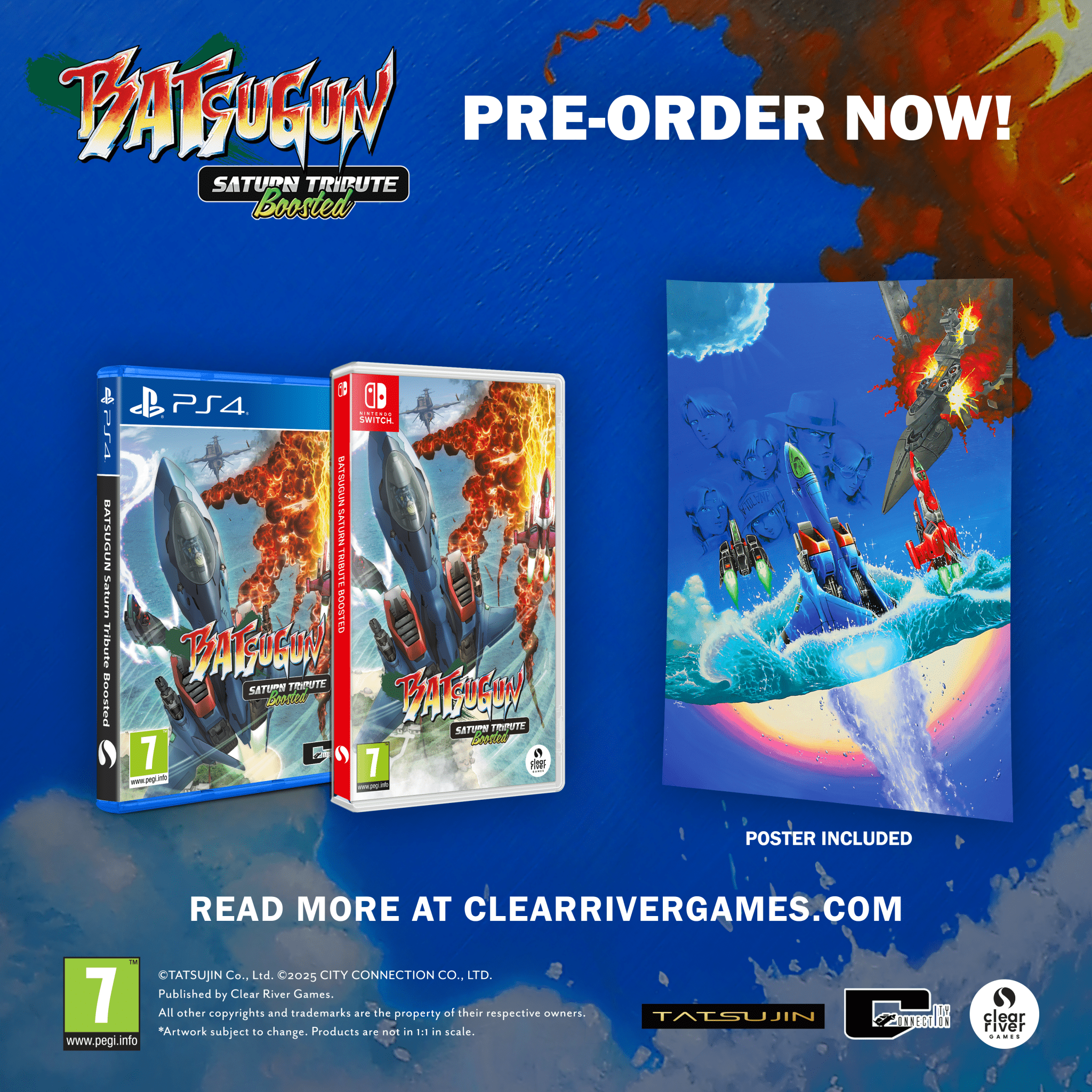 BATSUGUN Saturn Tribute Boosted PS4 - Jeux Vidéo Physique - Clear River Games - Shop Just for Games