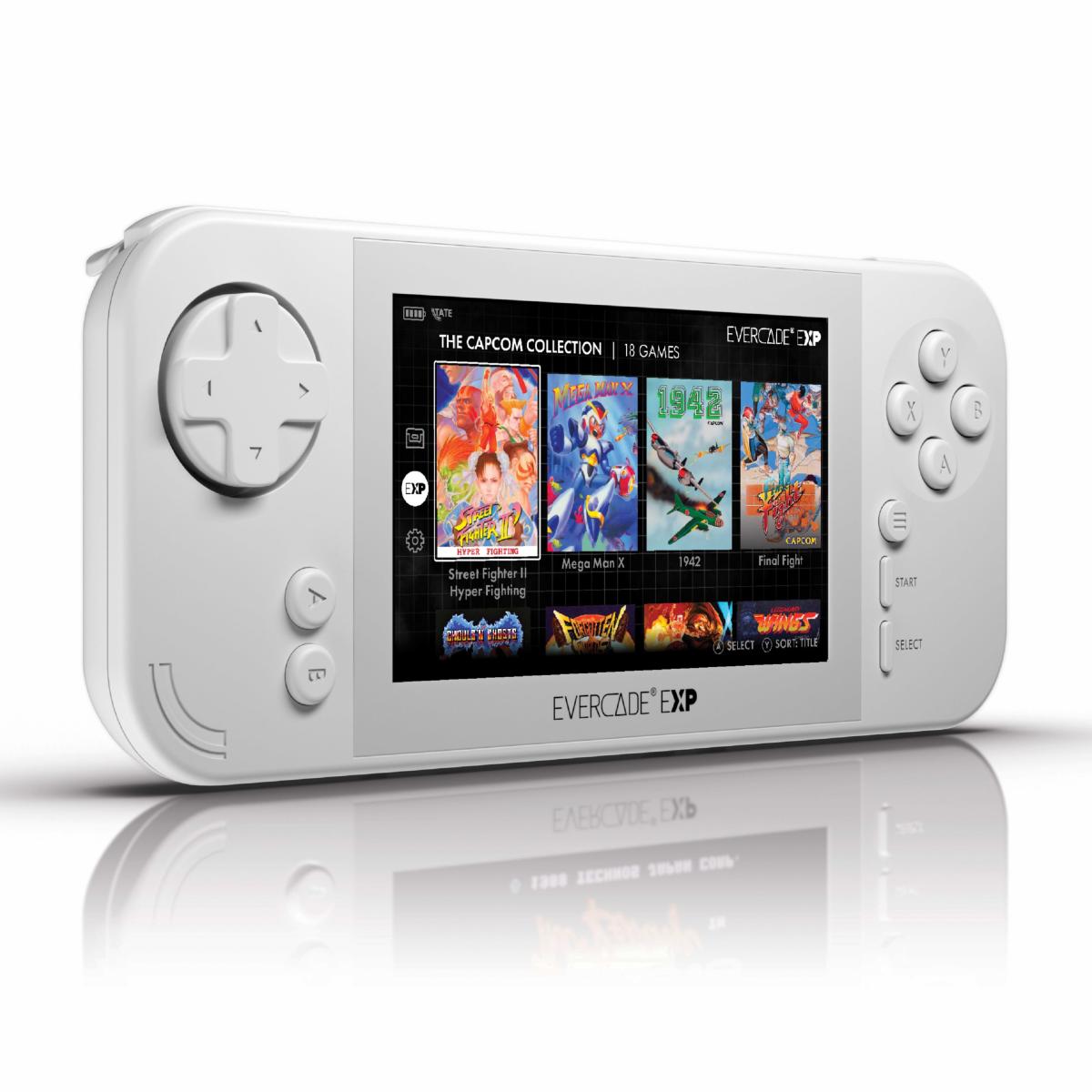 Blaze Evercade EXP - Console Portable + Capcom Collection 18 jeux intégrés & Cartouche Irem Arcade N°07 Incluse