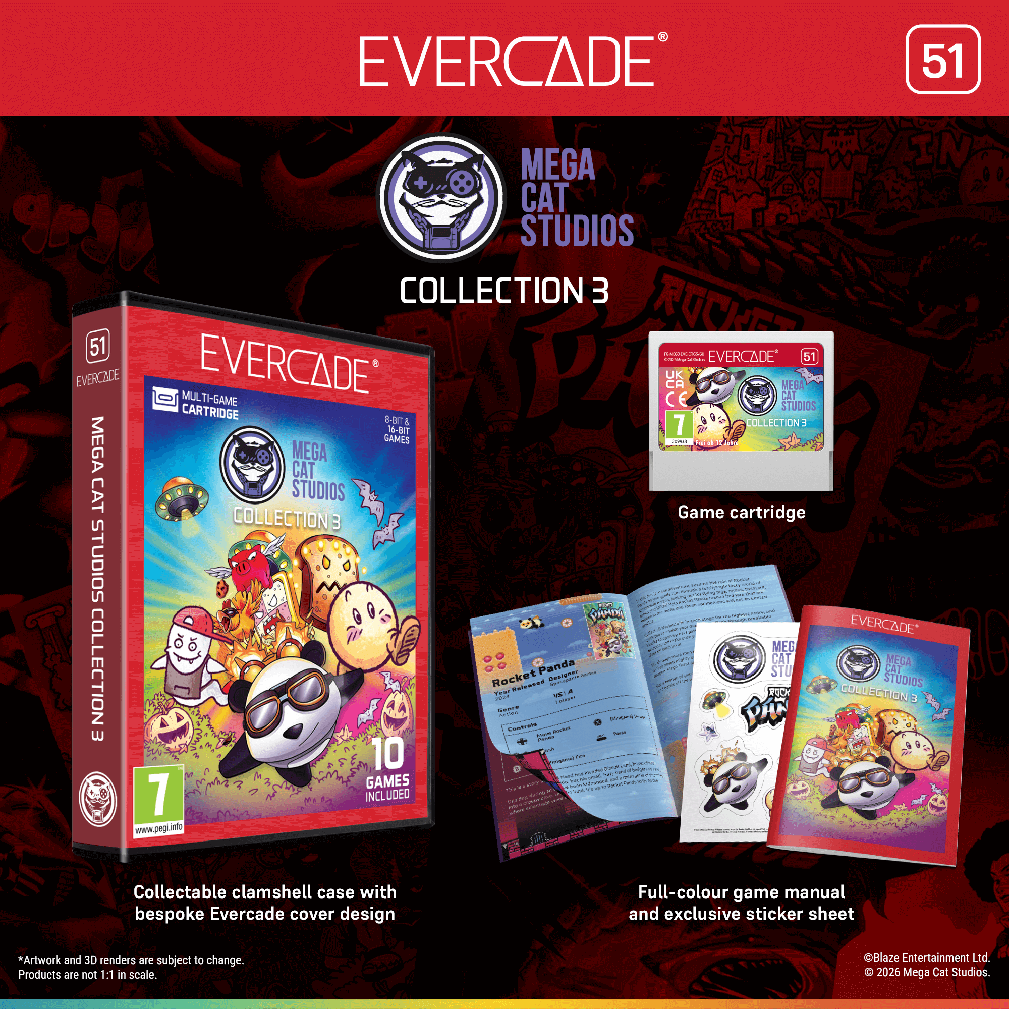 Blaze Evercade - Mega Cat Studios Collection 3 - Cartouche n°51