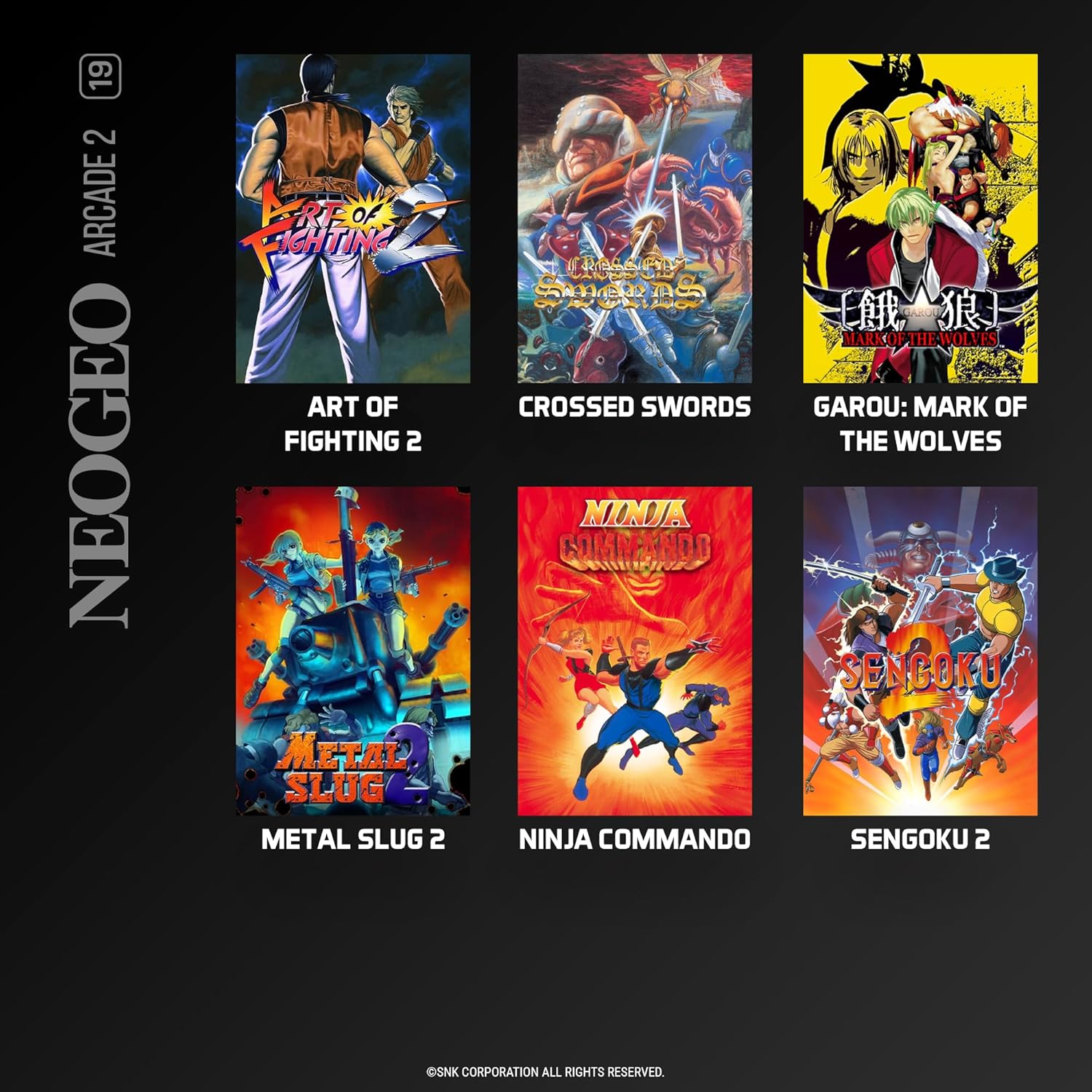 Blaze Evercade - NEOGEO Arcade 2 - Cartouche n°19