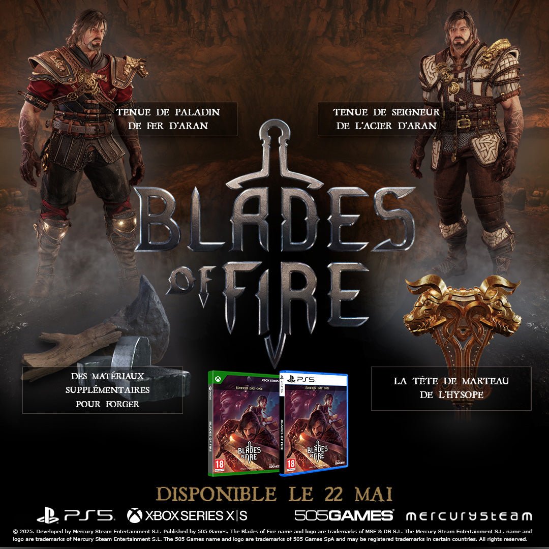 Blades of Fire Day One Edition Xbox Series X - Jeux Vidéo Physique - 505 GAMES - Shop Just for Games