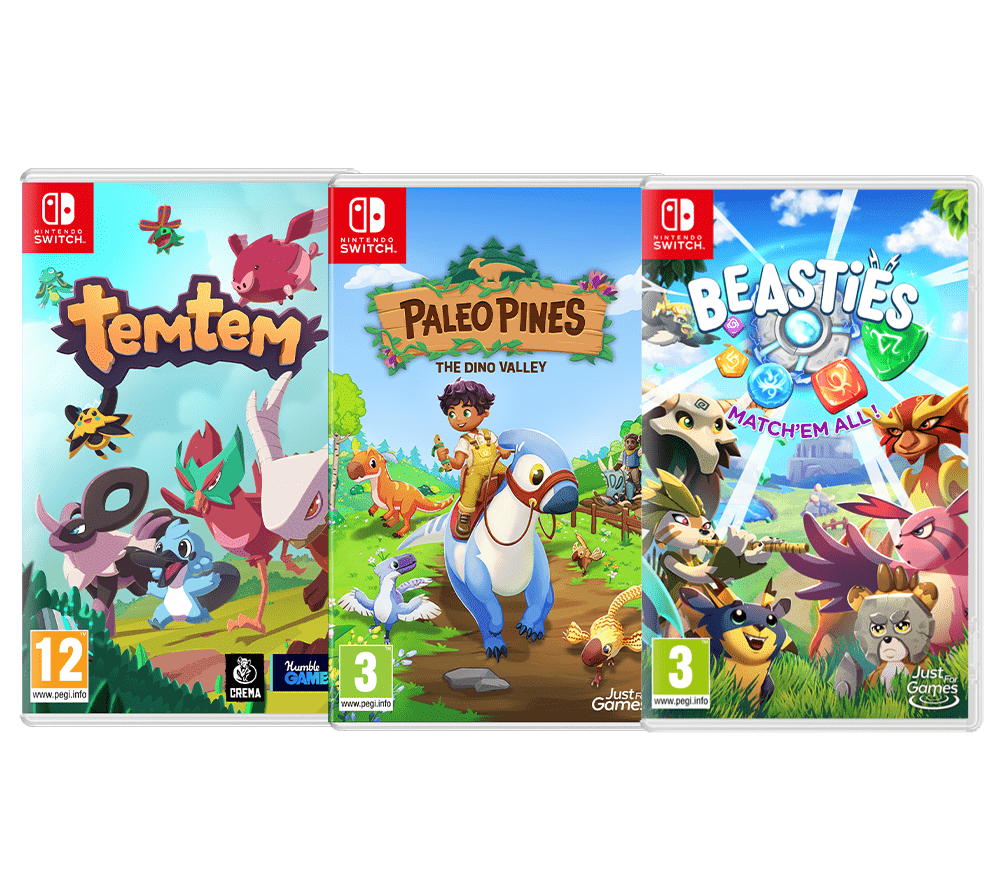 Bundle TemTem + Paleo Pines + Beasties - Jeux Vidéo Physique - Shop Just for Games - Shop Just for Games
