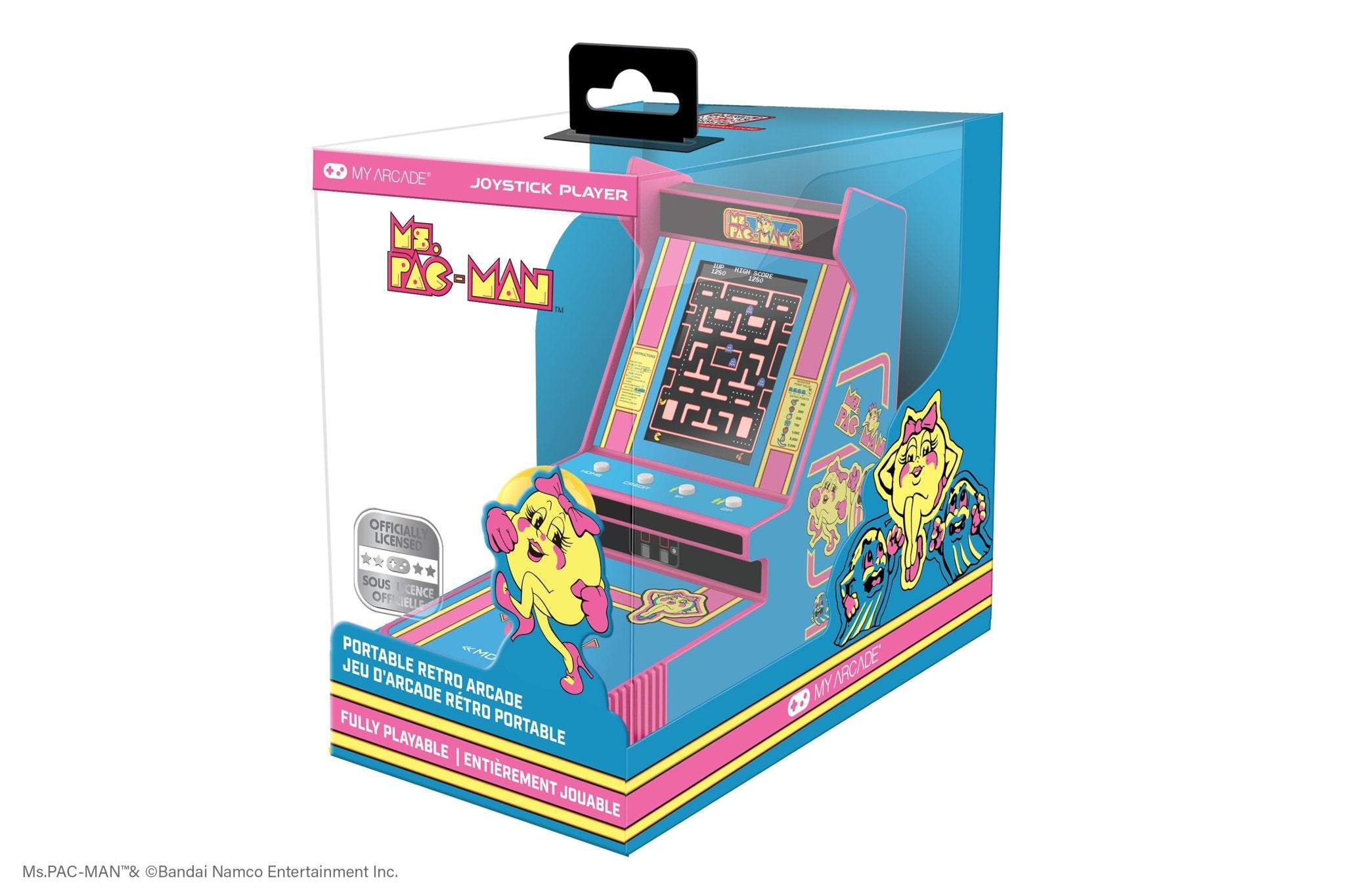My Arcade - Joystick Player Portable Ms. Pac - Man - Console portable - My Arcade - Shop Just for Games