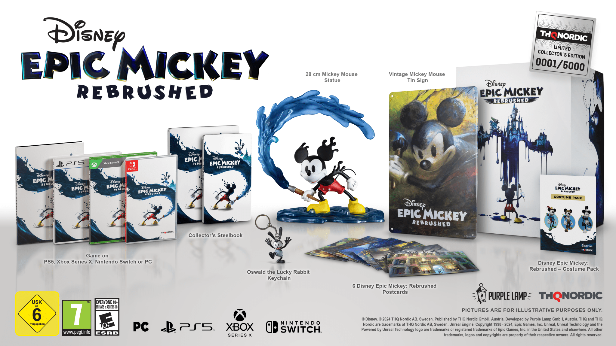 Disney Epic Mickey Rebrushed Collector's Edition PC - Jeux Vidéo Physique - THQ NORDIC GAMES - Shop Just for Games
