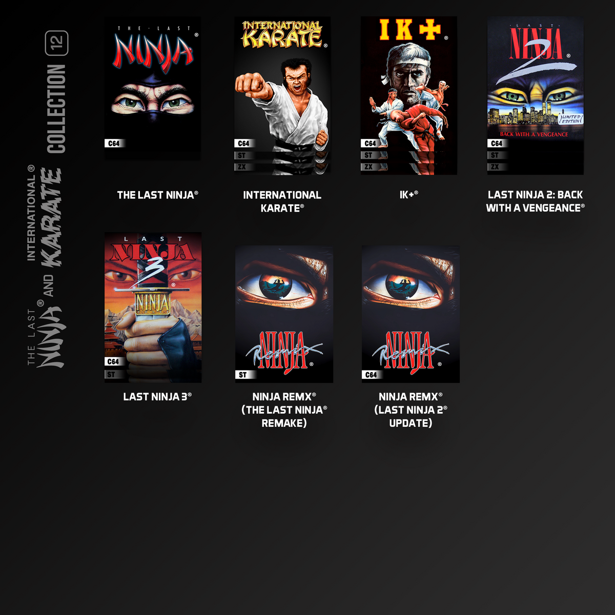 Blaze Evercade - The Last Ninja & International Karate Collection - Cartouche n°12