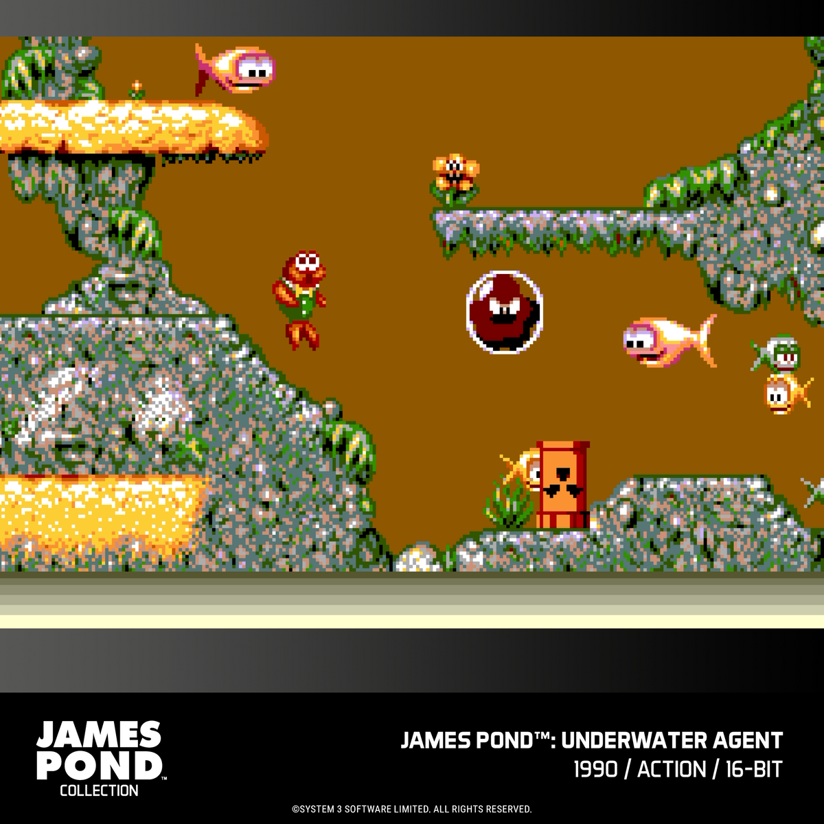 Blaze Evercade - James Pond Collection - Cartouche n°54