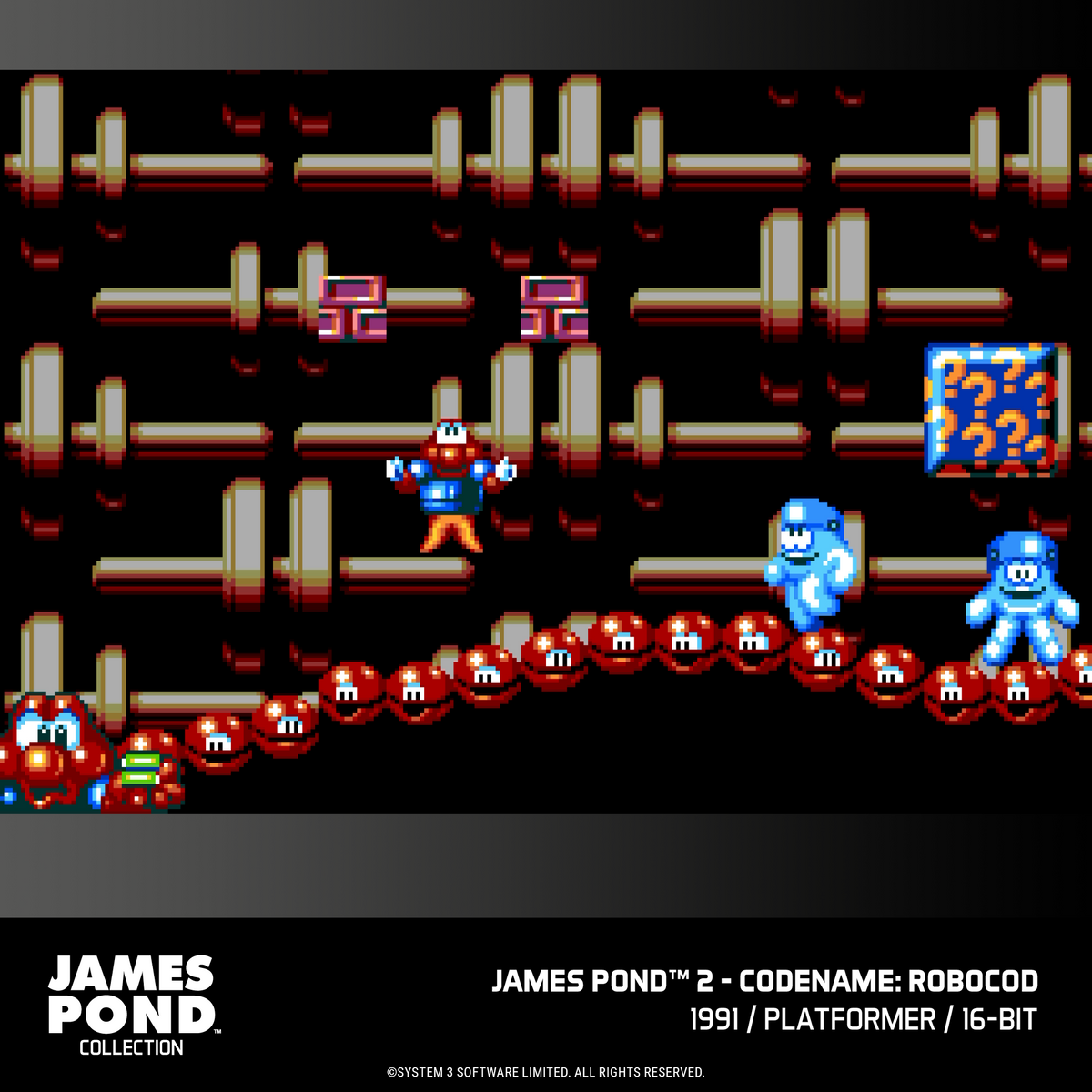 Blaze Evercade - James Pond Collection - Cartouche n°54