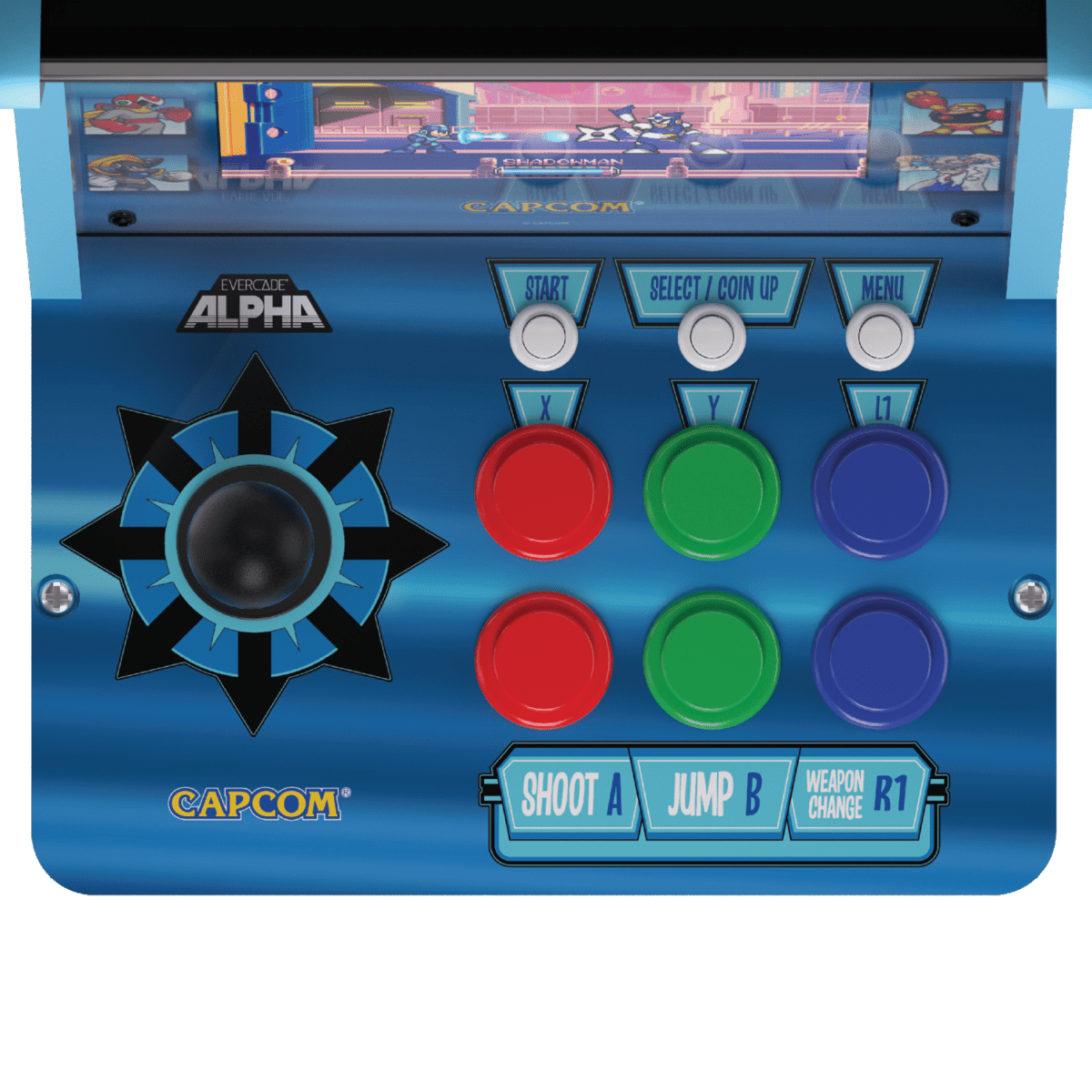Evercade Alpha Mega Man Bartop Arcade