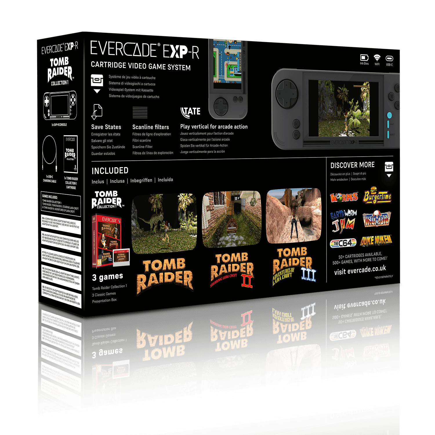 Blaze Evercade Console Portable EXP - R Pack Spécial "TATE & Shoots" - Console portable - Evercade - Shop Just for Games