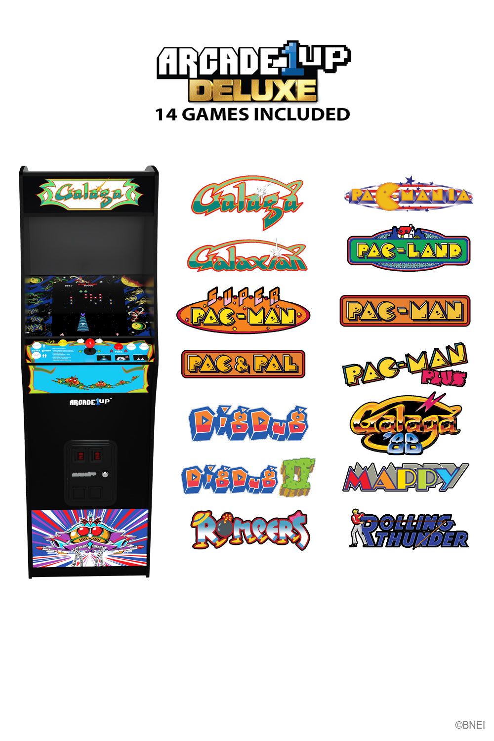 Borne Arcade1Up GALAGA Deluxe Arcade Machine