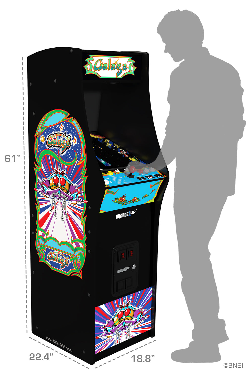 Borne Arcade1Up GALAGA Deluxe Arcade Machine