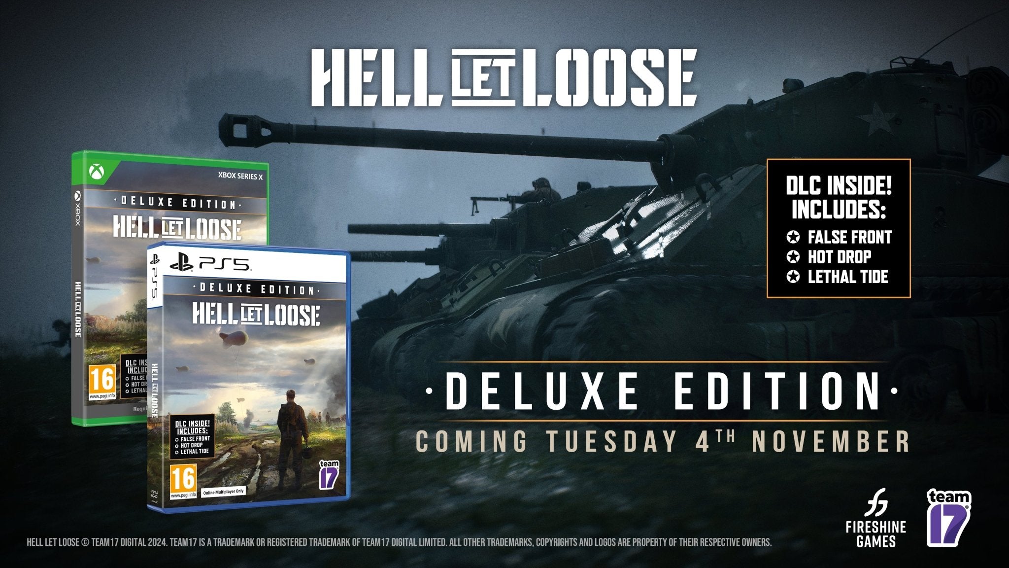 Hell Let Loose Deluxe Xbox Series X - Jeux Vidéo Physique - Fireshine - Shop Just for Games