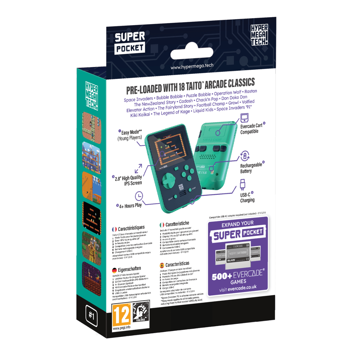 Taito Super Pocket - Console portable - Evercade - Shop Just for Games