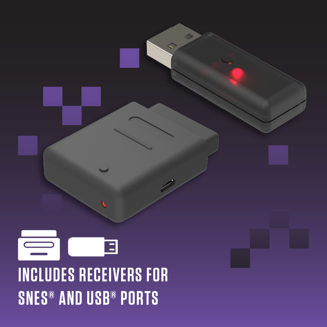 Retro - Bit Legacy 16 sans fil & USB - Grise (Dongles USB & SNES inclus) - Manettes - retro - bit - Shop Just for Games