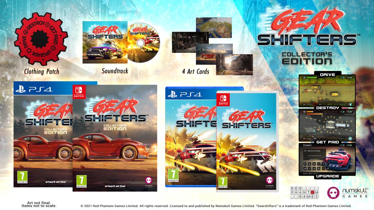 Gearshifters Collector's Edition Nintendo SWITCH - Jeux Vidéo Physique - NUMSKULL - Shop Just for Games