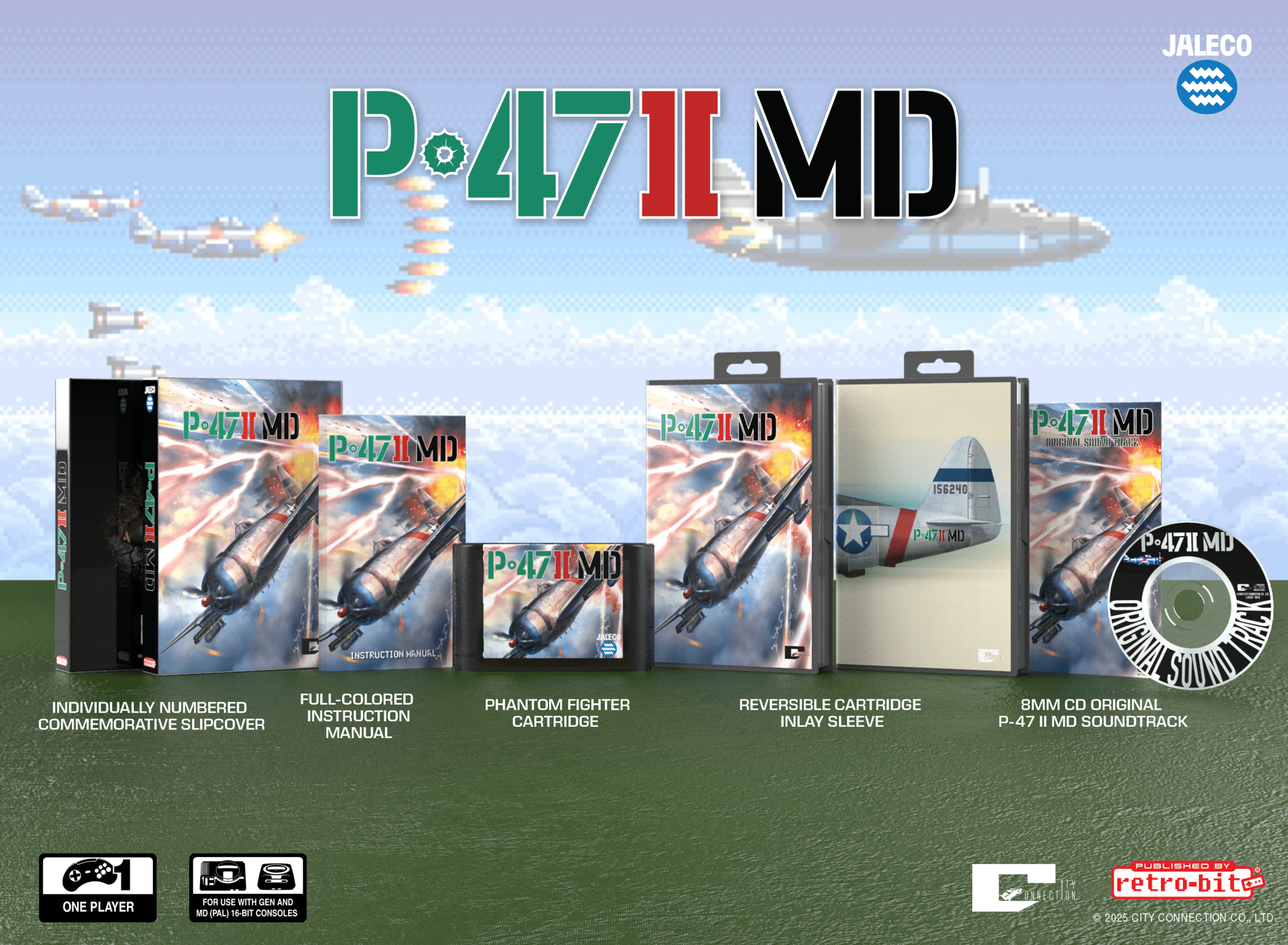 P - 47 II MD - MEGA DRIVE / GENESIS - Retro - bit Publishing - Jeux Rétro - retro - bit - Shop Just for Games