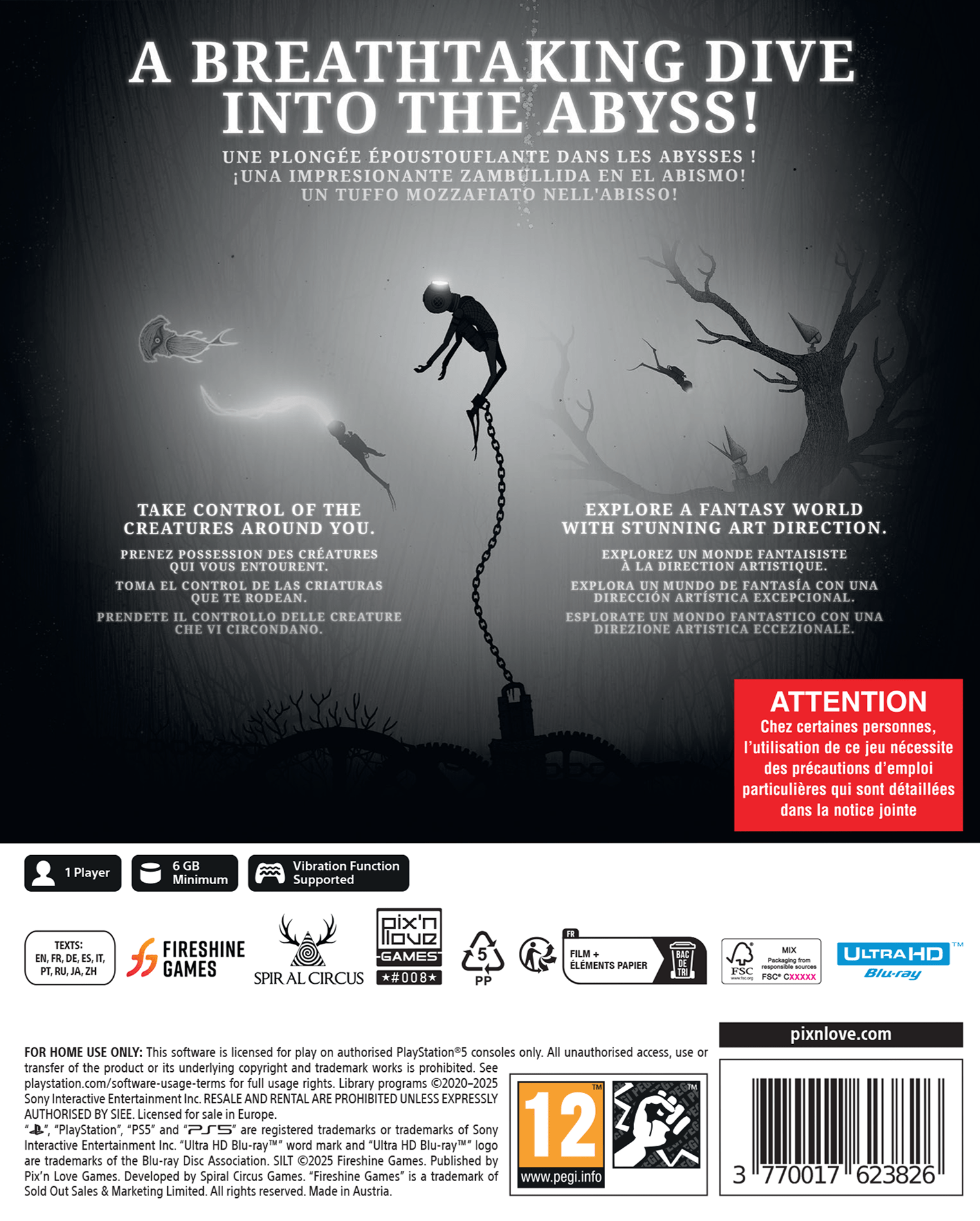 Silt PS5 - Jeux Vidéo Physique - PIX'N LOVE GAMES - Shop Just for Games