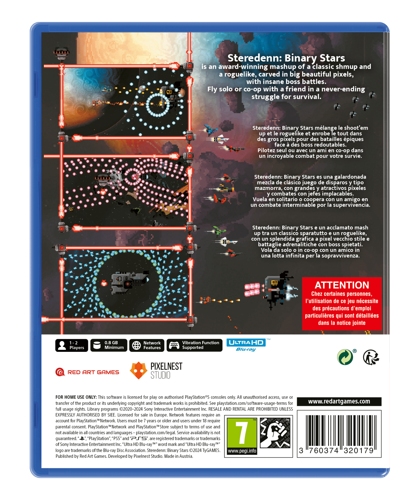 STEREDENN Binary Stars PS5 - Jeux Vidéo Physique - Red Art Games - Shop Just for Games