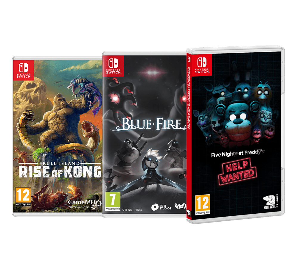 Bundle Skull Island + Blue Fire + FNAF Help Wanted - Jeux Vidéo Physique - Shop Just for Games - Shop Just for Games