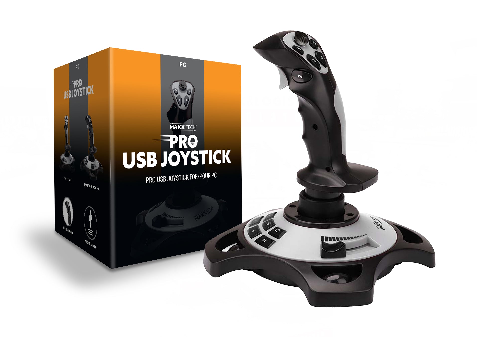 Pro USB Joystick PC - Simulation - MAXX TECH - Shop Just for Games
